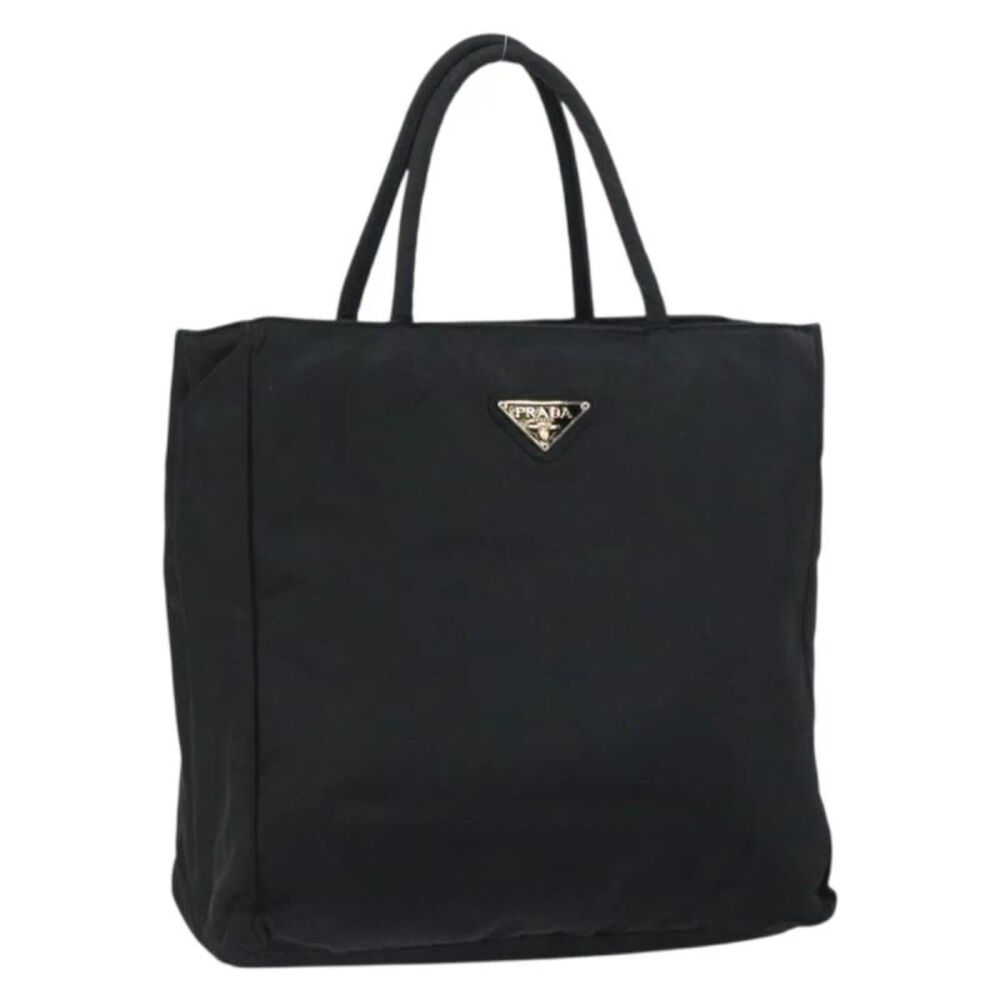 Prada Vintage Tote Nylon Black Nylon Tote Bag Bag